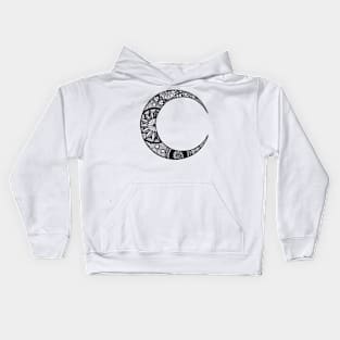 Moon Design For Moon Lovers Kids Hoodie